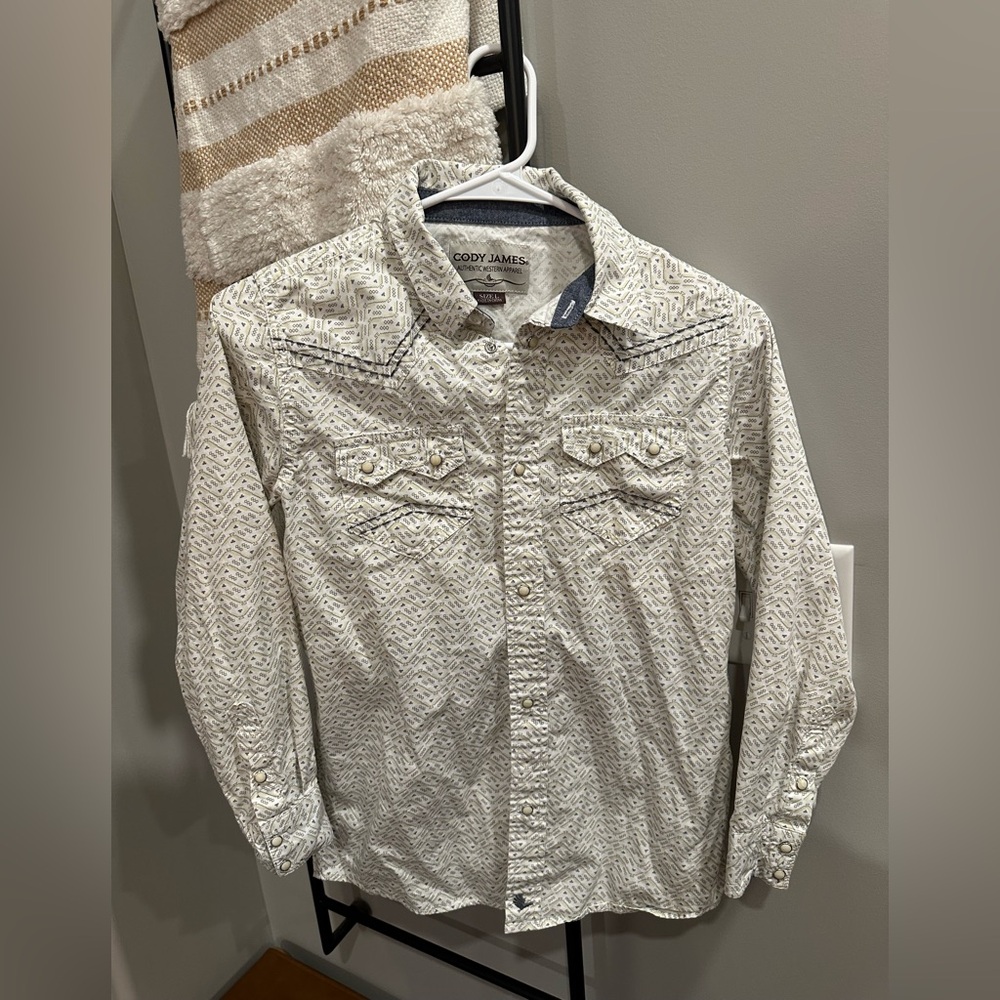 —-SOLD—Cody James Western Long Sleeve Snap Shirt